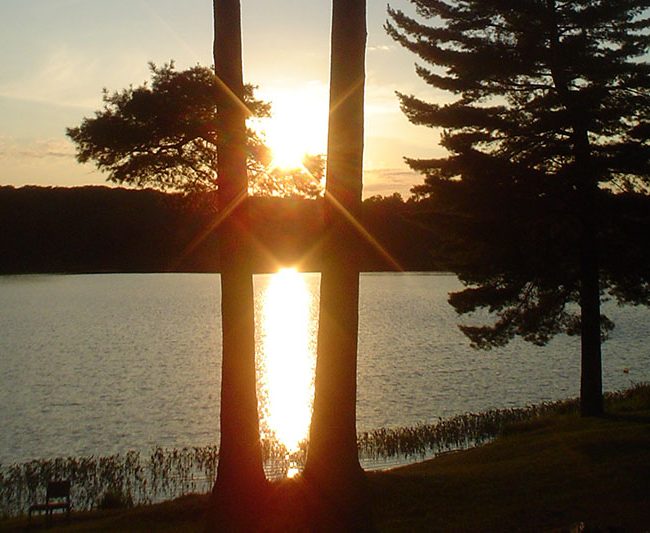 Muskoka Lakeside Resort Sunset View